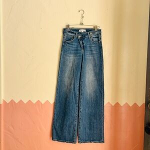Ritual Asymmetrical Low-rise Wide-Leg Women Jeans